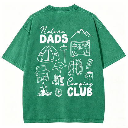 Nature Dads Camping Club Washed T-Shirt