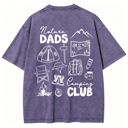 Nature Dads Camping Club Washed T-Shirt