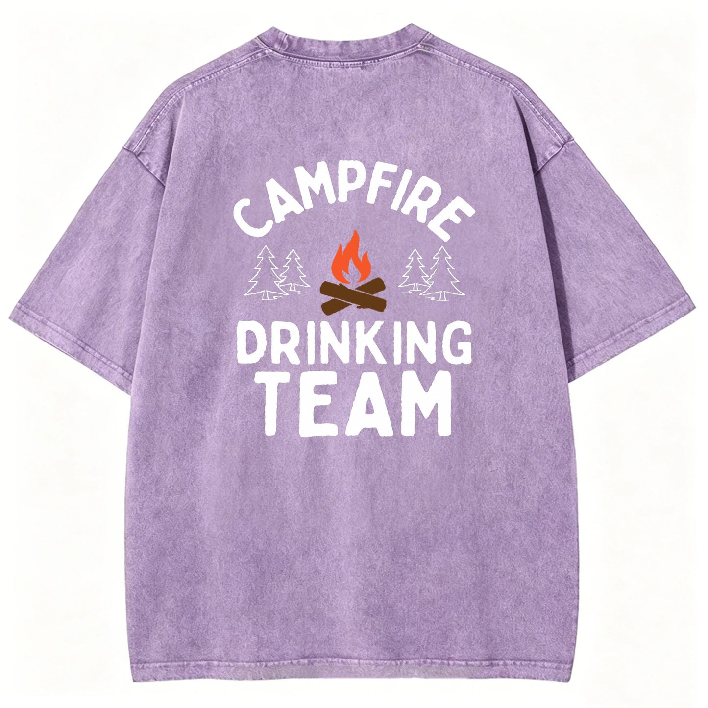 Campfire Drinking Team Washed T-Shirt