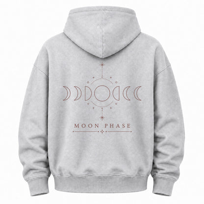 Lunar Cycle Celestial Graphic Hoodie