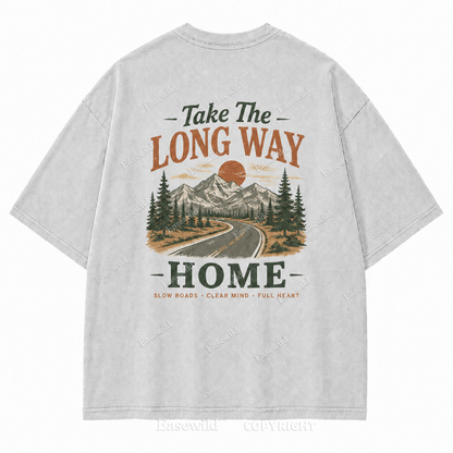 Slow Roads Full Heart Outdoor Graphic Tee