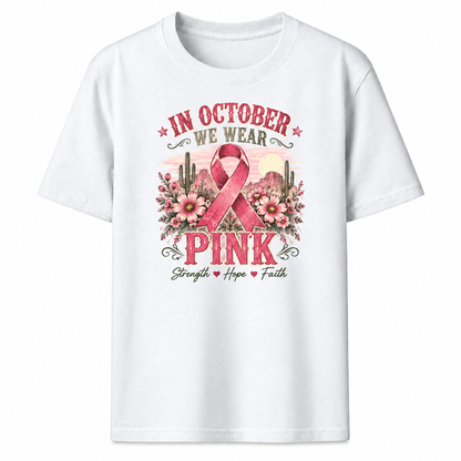 Pink October Western Tee