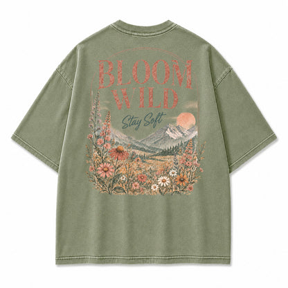 Wild Blossom Mountain Meadow Graphic T-Shirt