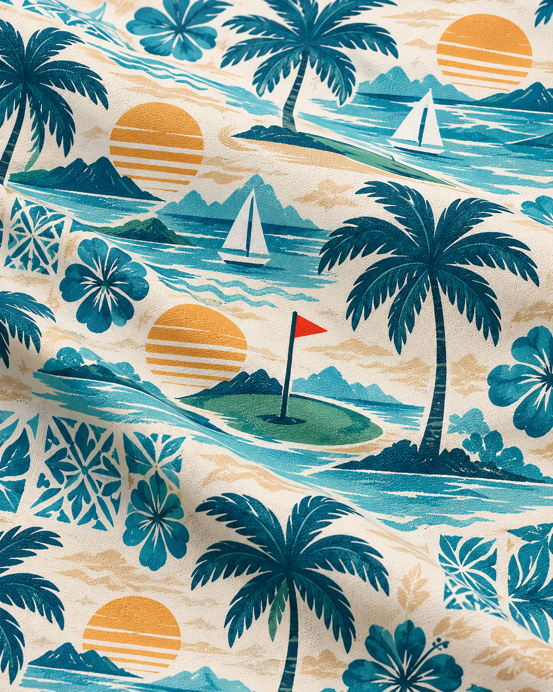 Coastal Escape Golf Polo
