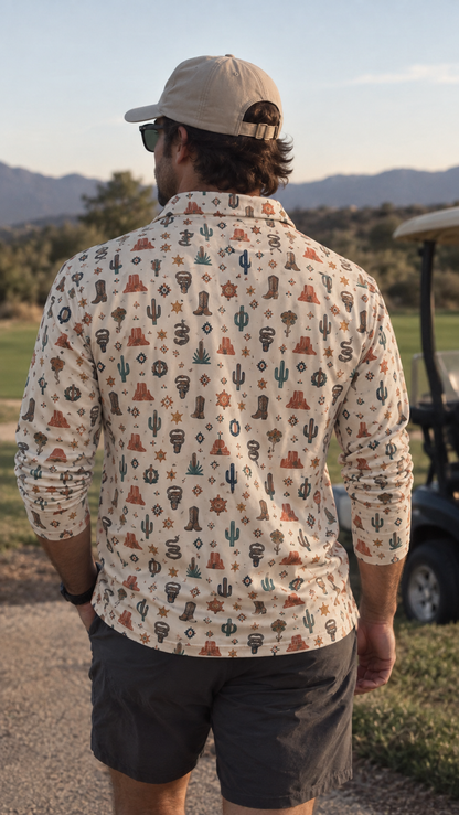 Desert Outlaw Western Quarter-Zip Pullover