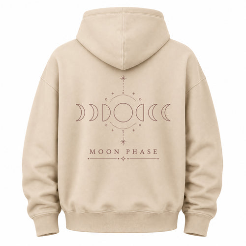 Lunar Cycle Celestial Graphic Hoodie