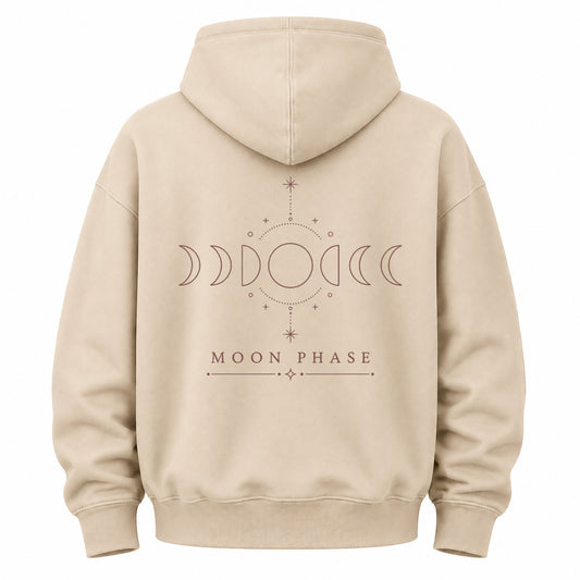 Lunar Cycle Celestial Graphic Hoodie