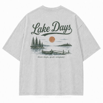 Where Slow Lake Days and Good Company Meet Tee