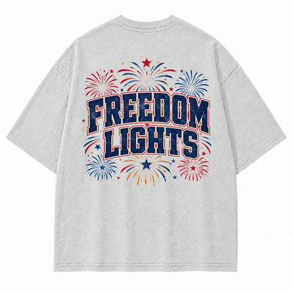 Firework Liberty Celebration Graphic T-Shirt