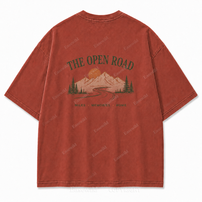 Where the Open Road Feels Like Miles, Memories, and Home Tee