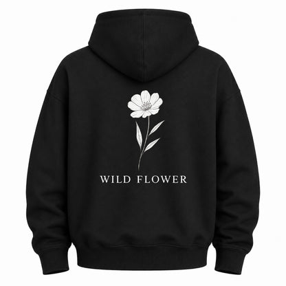 Single Stem Botanical Graphic Hoodie