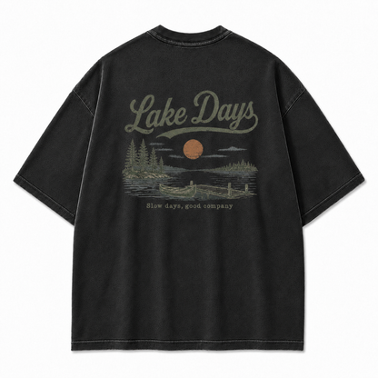 Where Slow Lake Days and Good Company Meet Tee