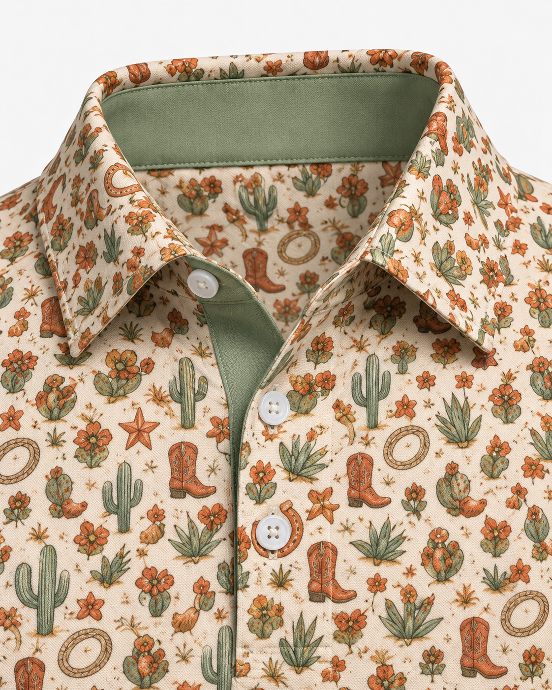 Desert Bloom Western Polo