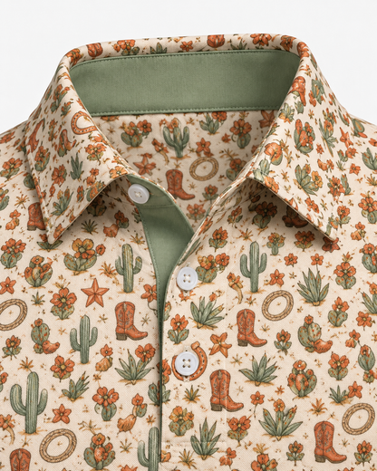 Desert Bloom Western Polo