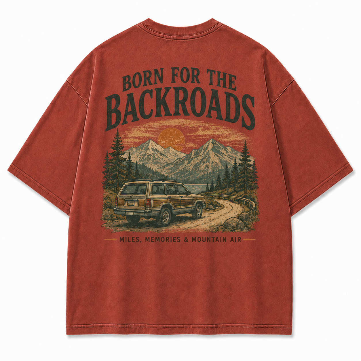 Made for Backroads, Mountain Air, and the Miles We Remember Tee