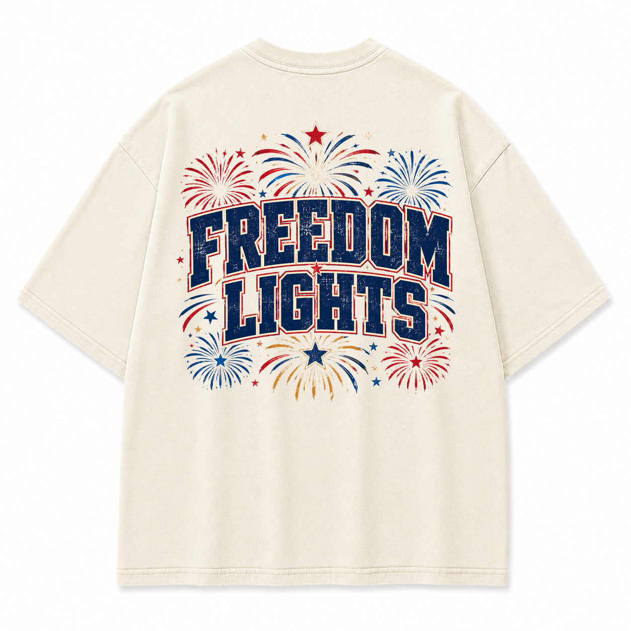 Firework Liberty Celebration Graphic T-Shirt