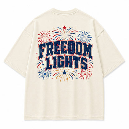 Firework Liberty Celebration Graphic T-Shirt