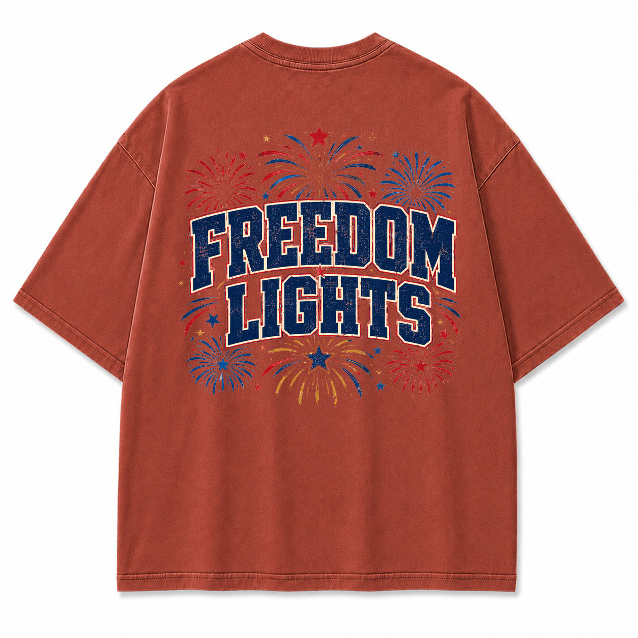 Firework Liberty Celebration Graphic T-Shirt