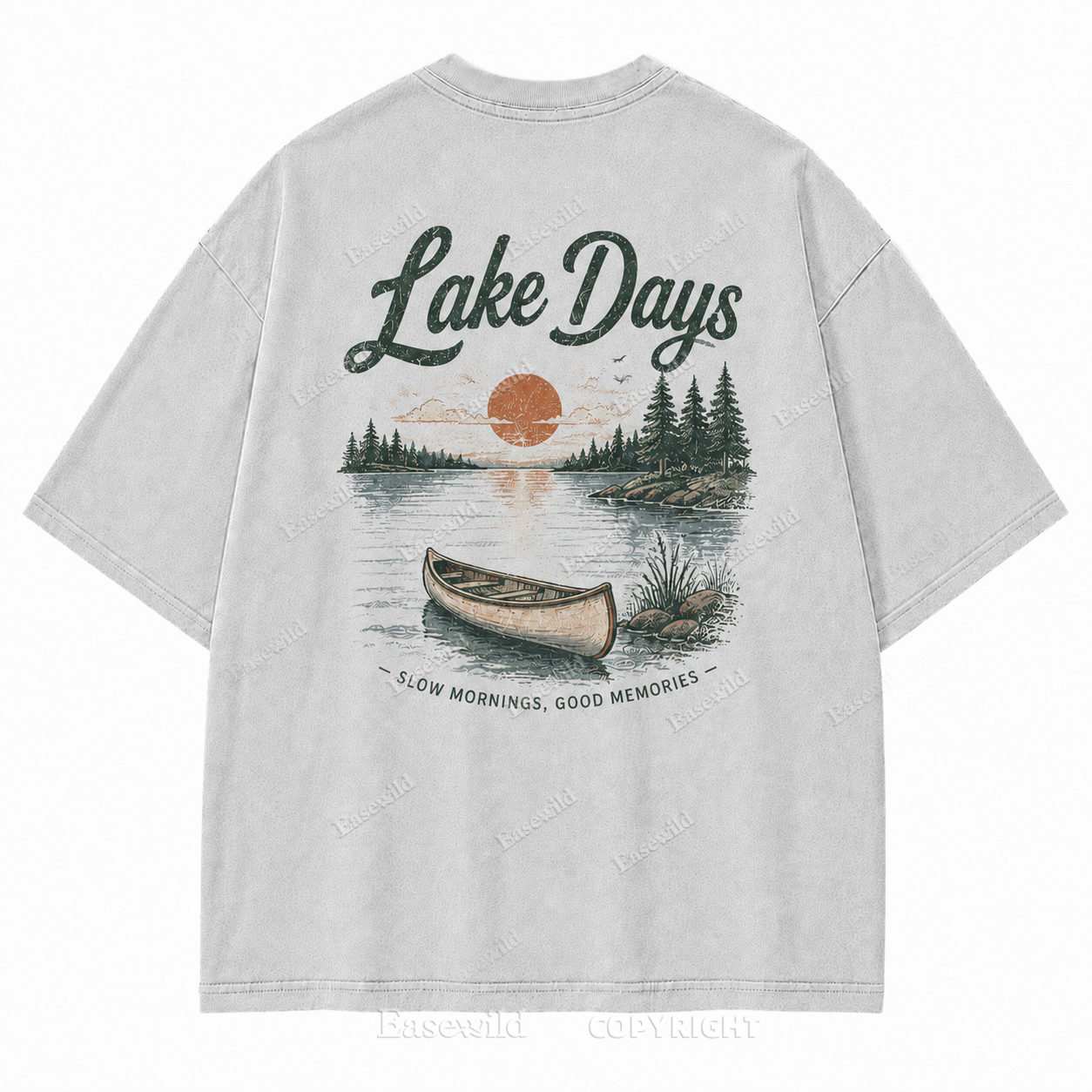 Where Quiet Lake Mornings Become Good Memories Tee