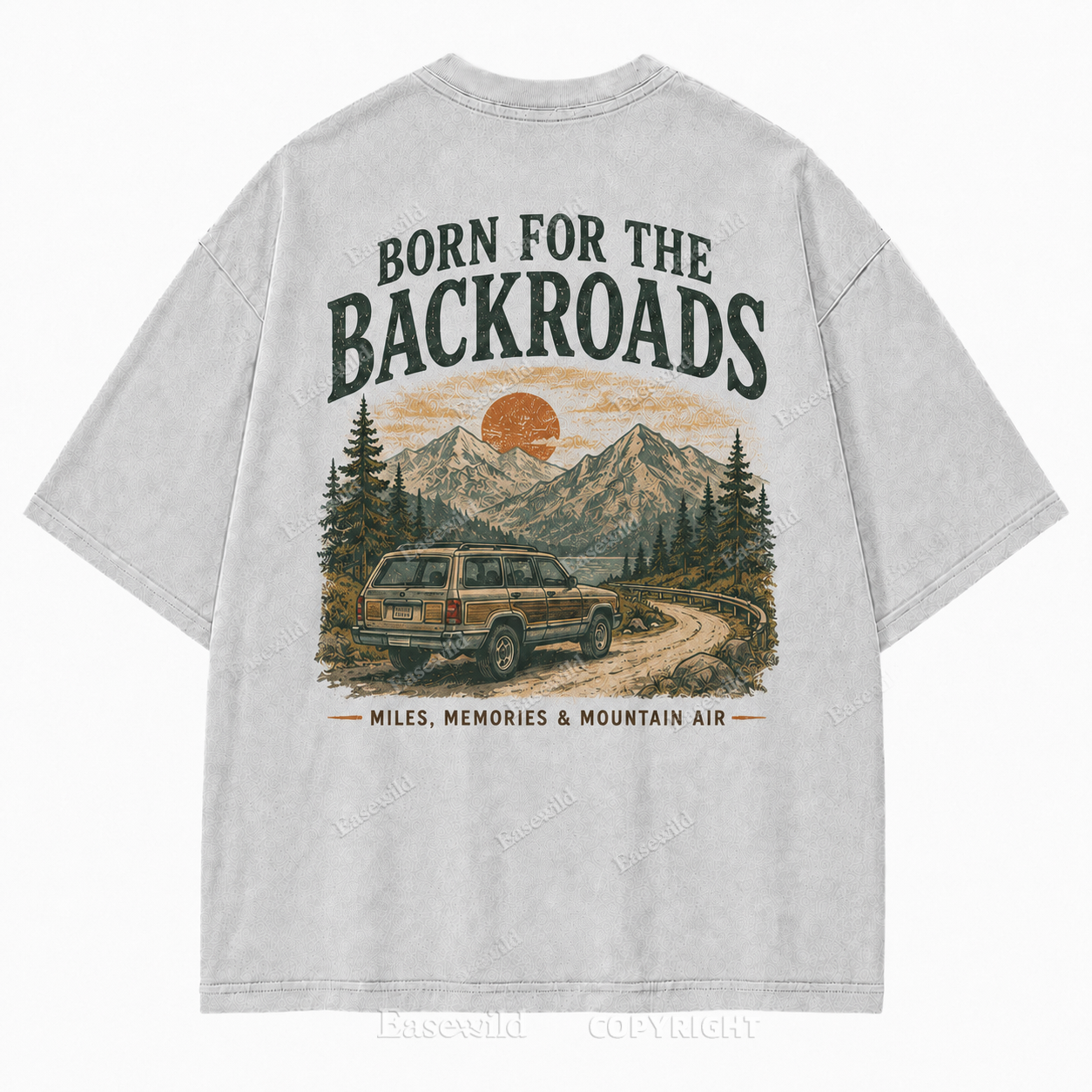 Made for Backroads, Mountain Air, and the Miles We Remember Tee