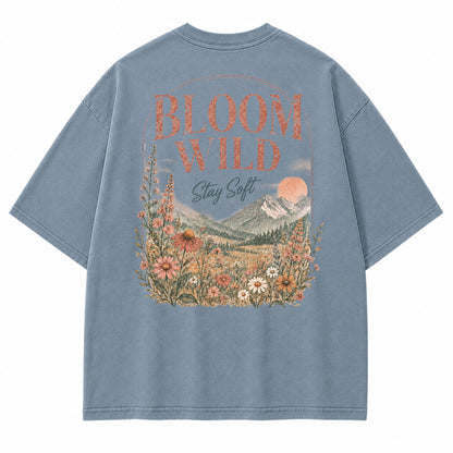Wild Blossom Mountain Meadow Graphic T-Shirt