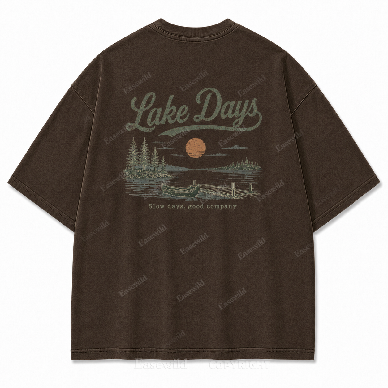 Where Slow Lake Days and Good Company Meet Tee