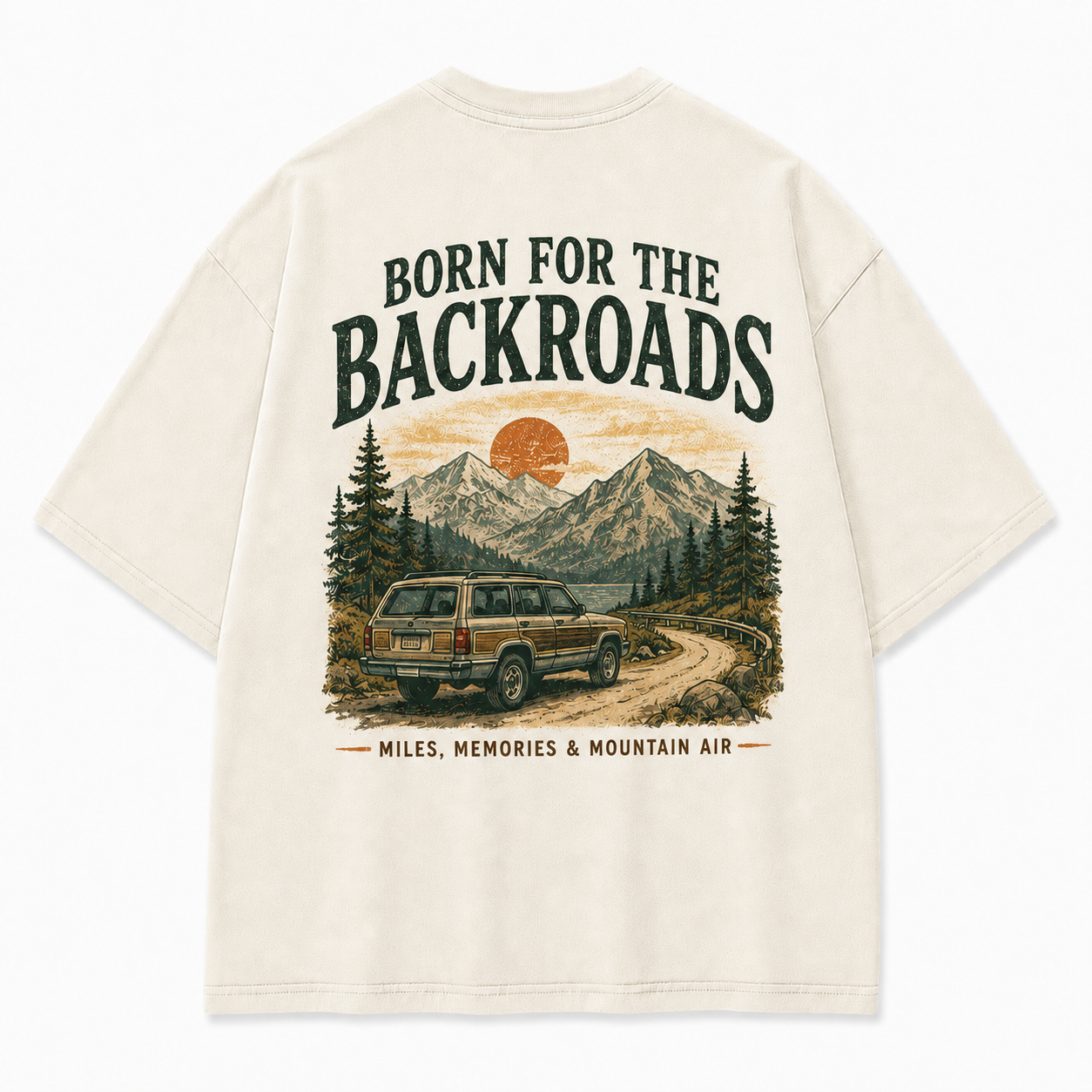 Made for Backroads, Mountain Air, and the Miles We Remember Tee