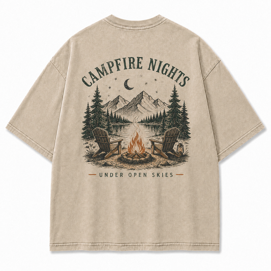 Under Open Skies Campfire Nights Graphic Tee