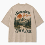 Somewhere Between Lost & Free Print Tee